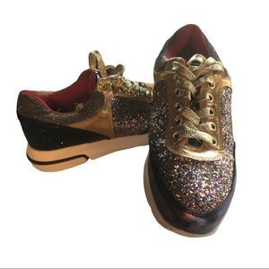 Madden Girl Glitter Sneakers size 7